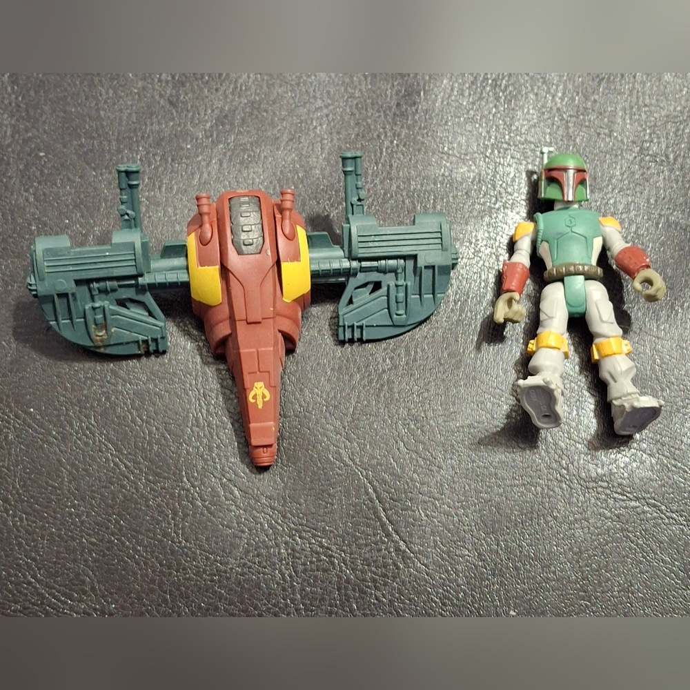 Star Wars Mission Fleet Boba Fett  Figure. Please See Pics For Wear.
